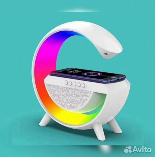 Беспроводной Зарядкой и Колонкой