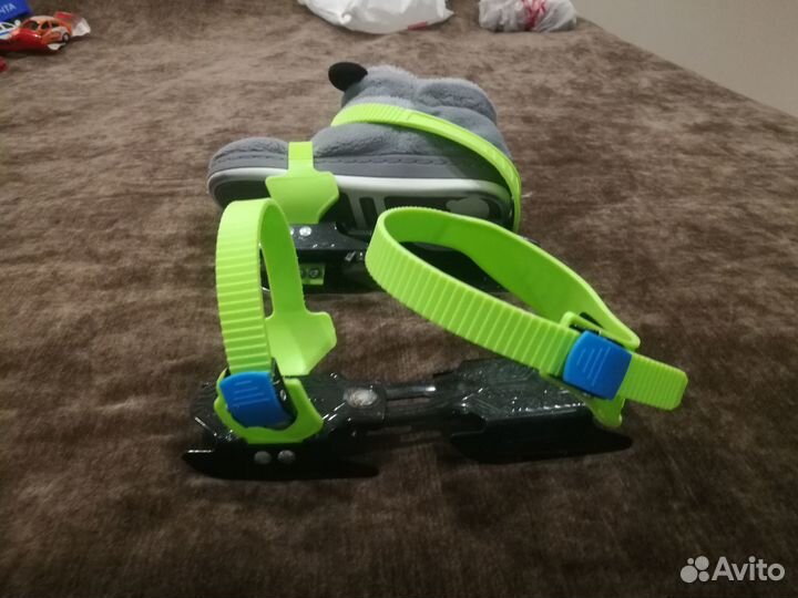 Коньки детские раздвижные двухполозные СССР