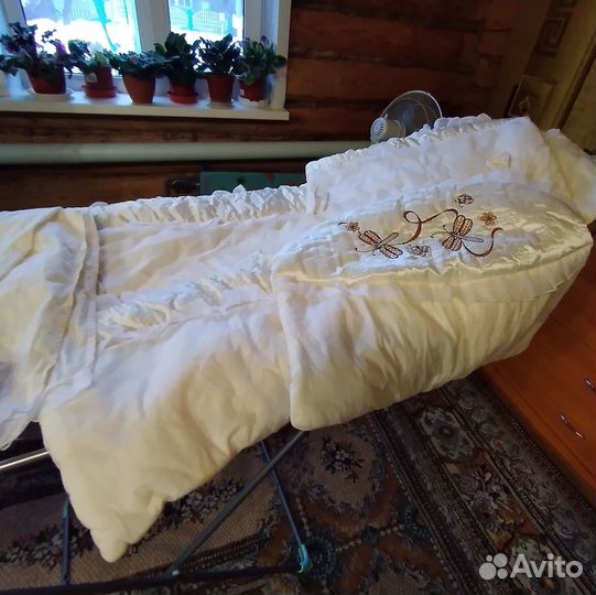 Матрас детский (балдахин+бортики)