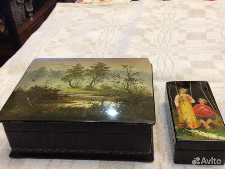 Шкатулки федоскино