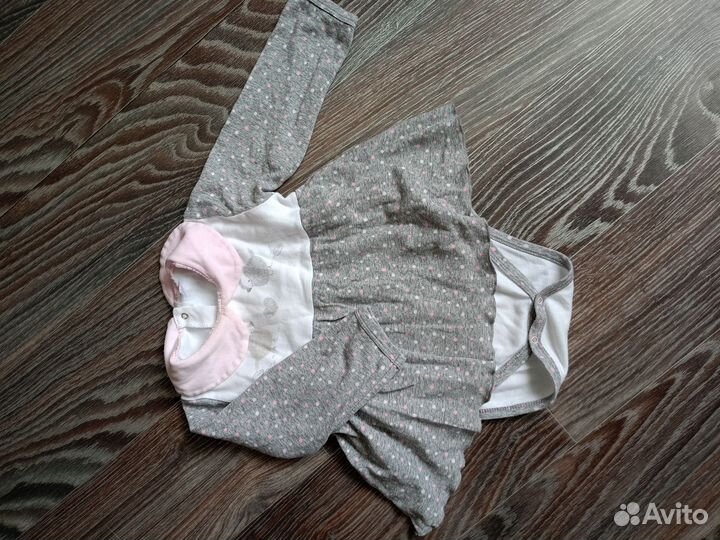 Платье боди на девочку 86