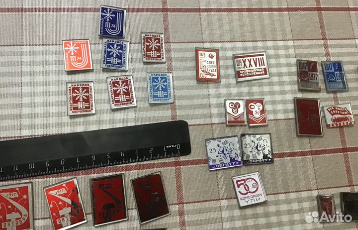 Значки ссср, стекло, зеркальные, семидесятые годы