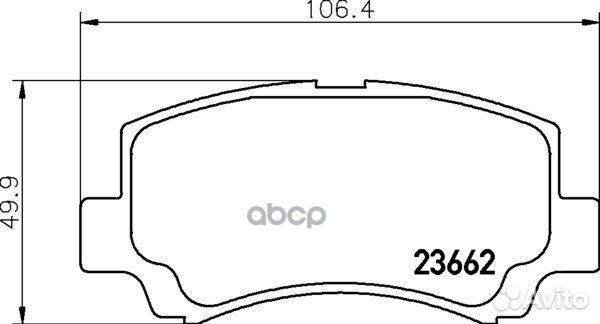 Колодки 9020-NB Nisshinbo NP9020 nisshinbo