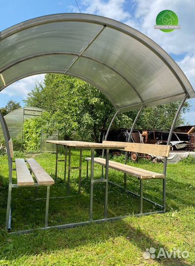 Беседка для дачи. Под ключ