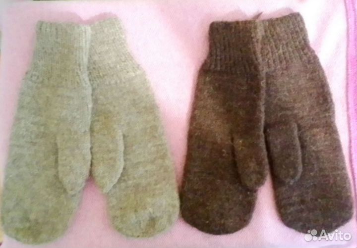 Варежки вязанные