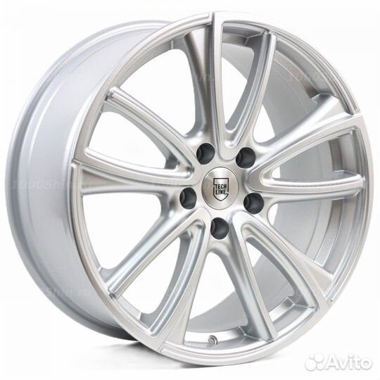 Диск 7*17 5*112 ET45 66,6 TechLine 772 Silver