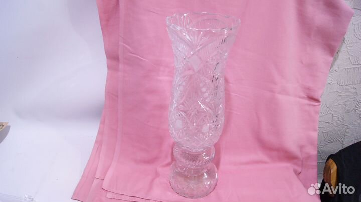 Вазы хрустальные разные СССР/ГДР/Bohemia