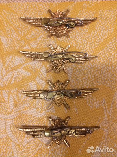 Знак классность штурмана, тяжелый металл