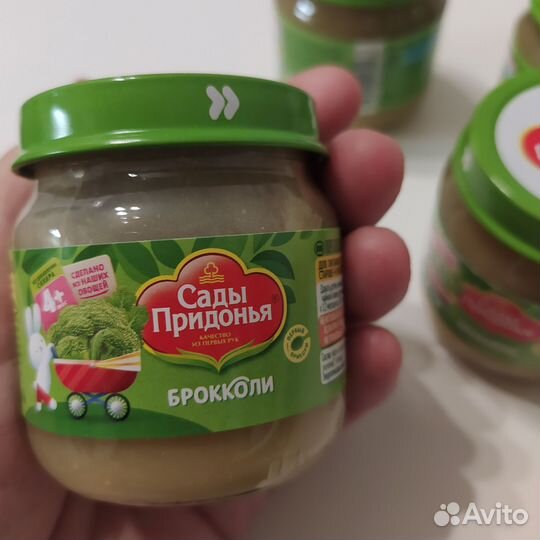 Пюре детское брокколи сады придонья 4 шт