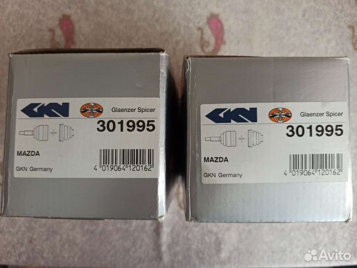 Шрус новый на Мазду 323