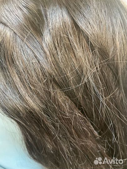 Натуральные волосы на заколках 57/60см