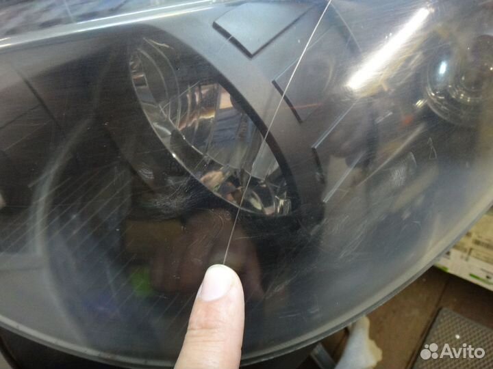 Фиат Альбеа Фара левая Черная Fiat Albea