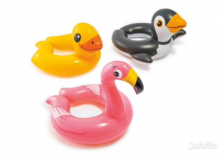 Круг надувной для плавания от 3 до 6 лет Intex