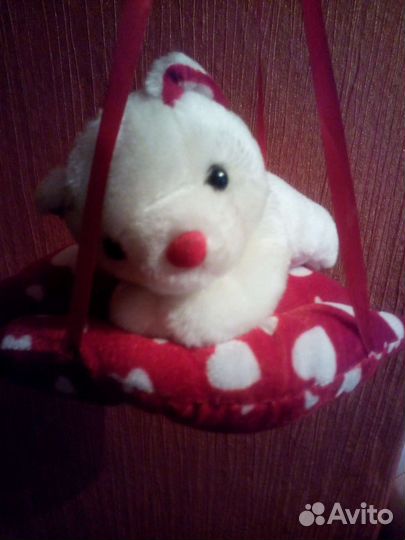 Собачка на подушке, мягкая игрушка