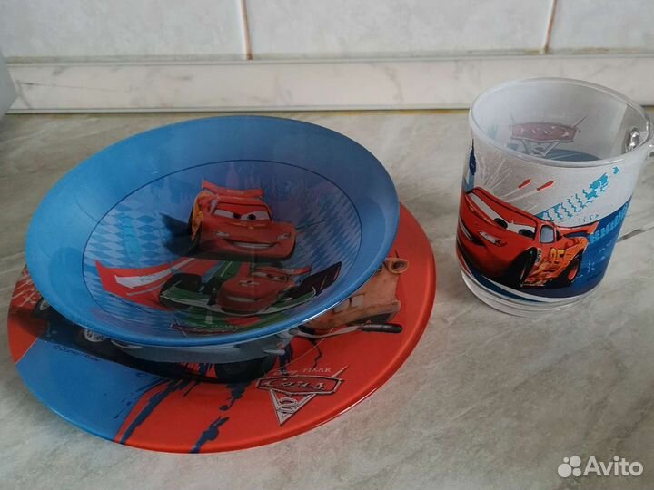 Набор Комплект детской посуды Luminarc Тачки