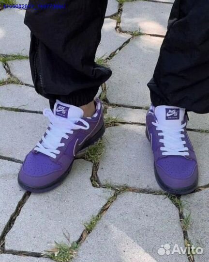 Кроссовки nike SB dunk purple