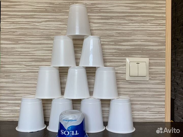 Стаканы горшки для рассады