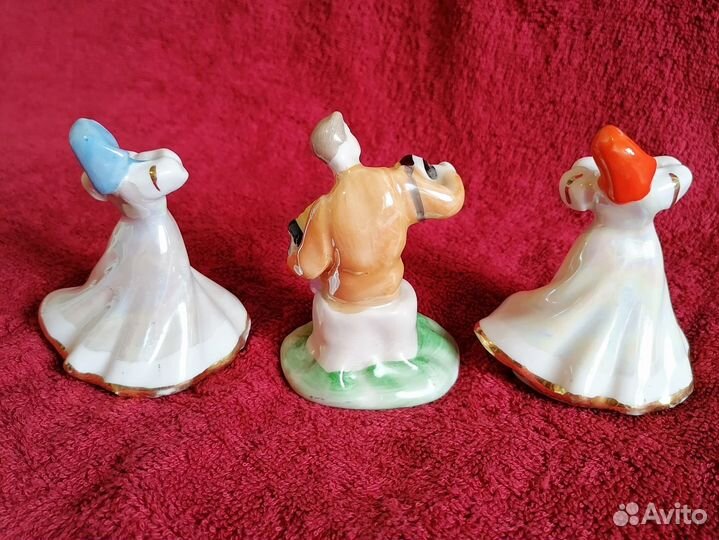 Плясунья и гармонист Перепляс Дулево СССР