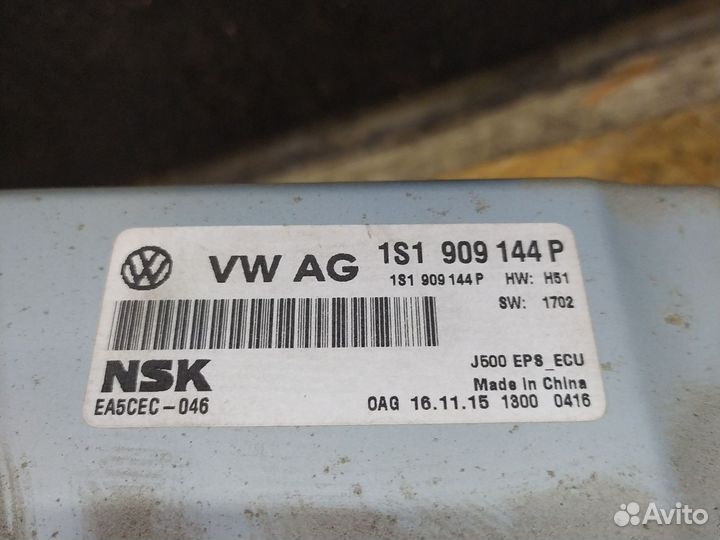 Электроусилитель руля volkswagen polo 5 рестайлинг