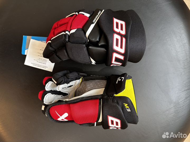 Перчатки хоккейные bauer Supreme M3