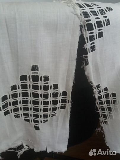 Подзор на кровать.занавеска старинная