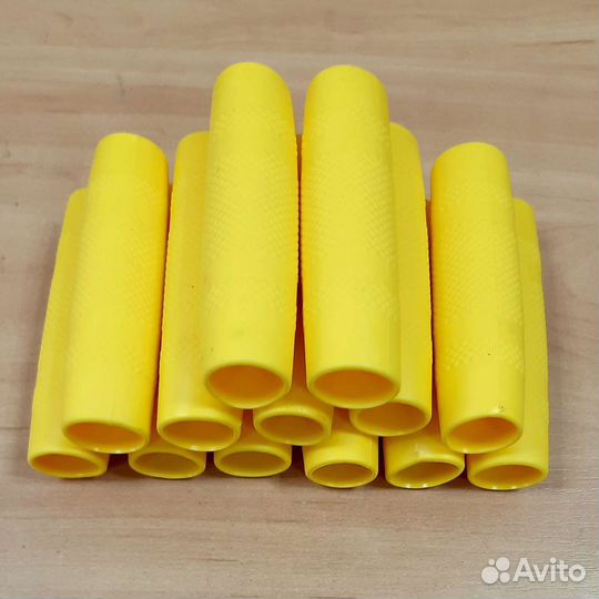Ручка хват на турник жёлтая грипса резиновая пара