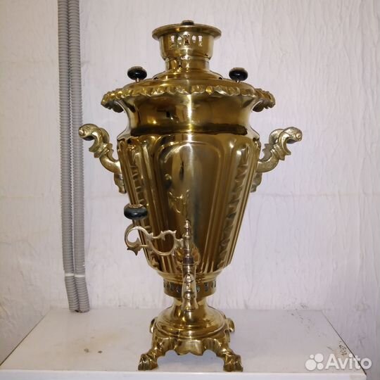 Самовар на дровах рюмка колоннами