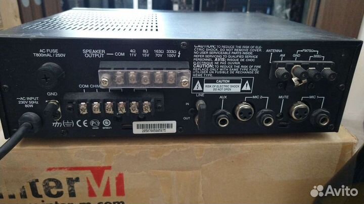 Inter-M усилитель с радио 35Вт