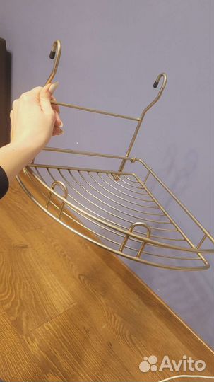 Полка навесная кухонная на рейлинг