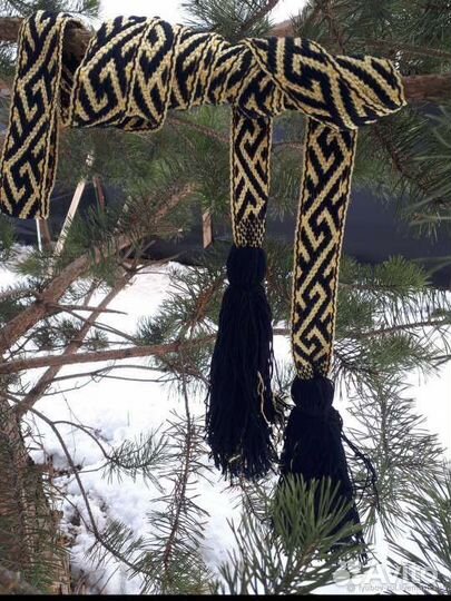 Пояс тканый обережный 