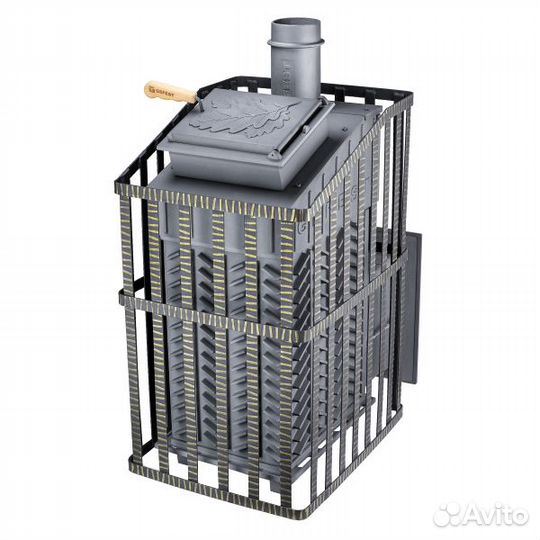 Чугунная печь для бани GFS зк 25 (П) Ураган