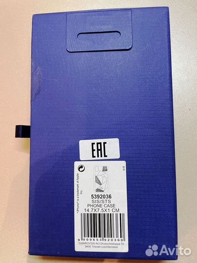 Чехол на iPhone 10 Swarovski