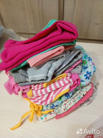 Детские вещи пакетом на девочку 68-74