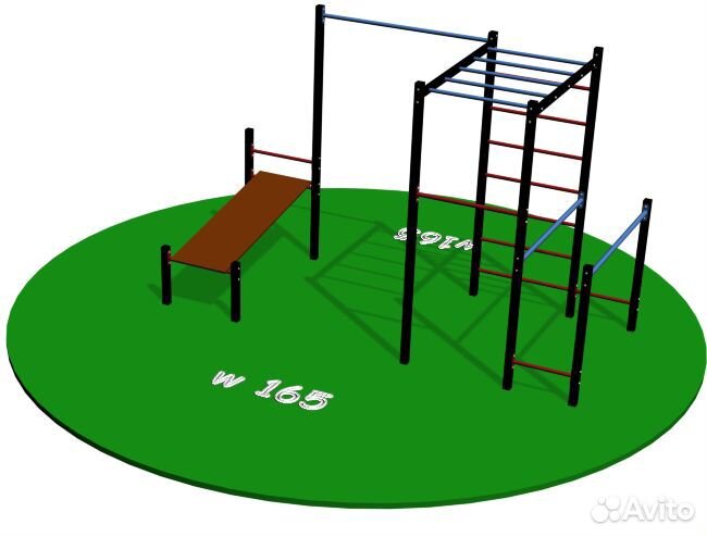 Спортивная площадка турник брусья