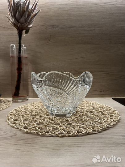 Конфетница хрусталь СССР