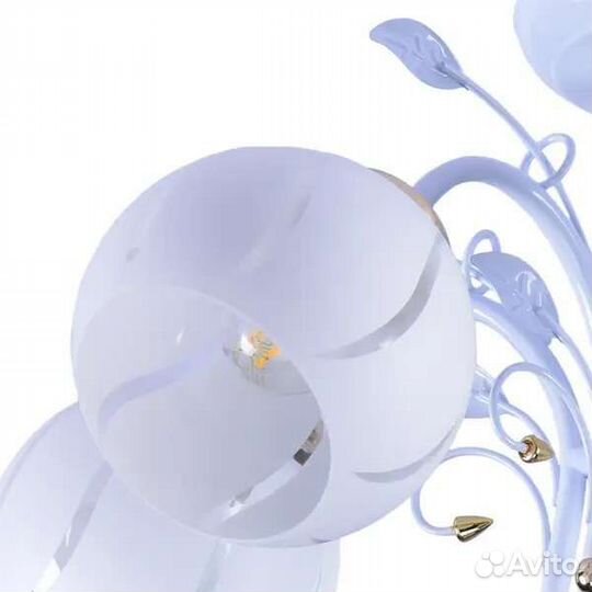 Люстра потолочная белая