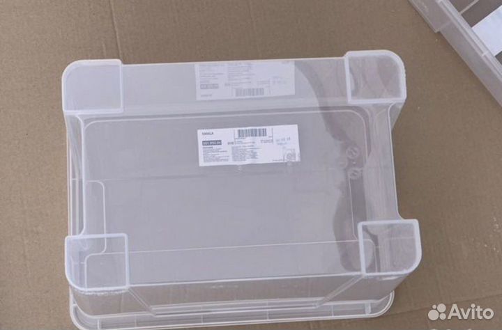 Контейнер IKEA Самла 22л с крышкой 39x28x28 Икеа