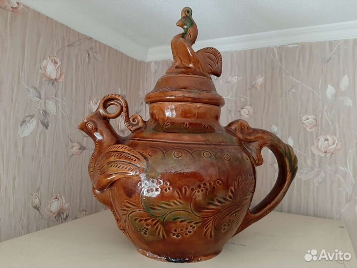 Глиняный кувшин СССР подарочный