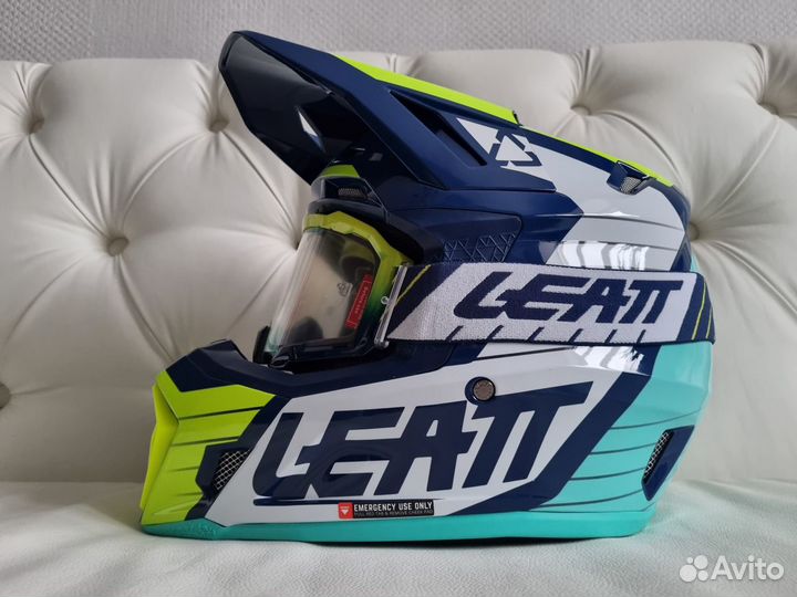 Новый Шлем Leatt Moto 7.5 Helmet Kit Navy Blue