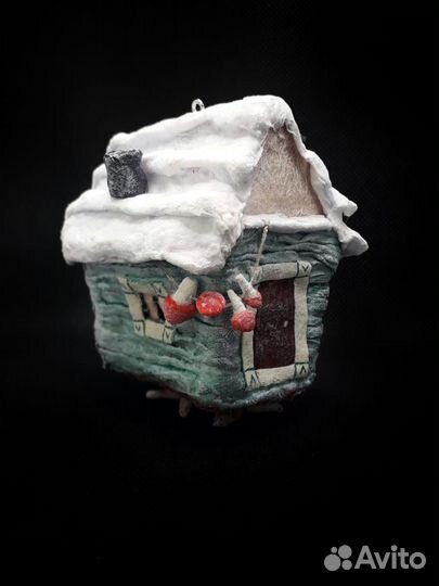 Ватные елочные игрушки