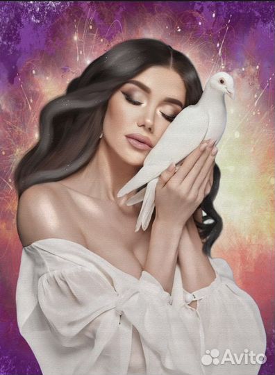 Портрет на холсте по фото