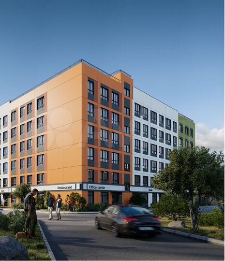 3-к. квартира, 73,8 м², 1/6 эт.