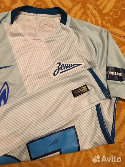 Футболка игровая/Е. Чернов/Зенит-2/Nike/фнл/16-17