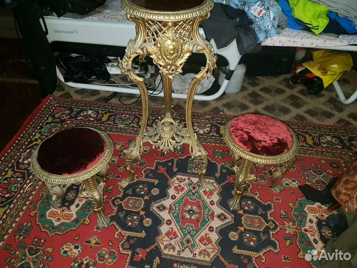 Подставка декоративная с 2 стульями СССР