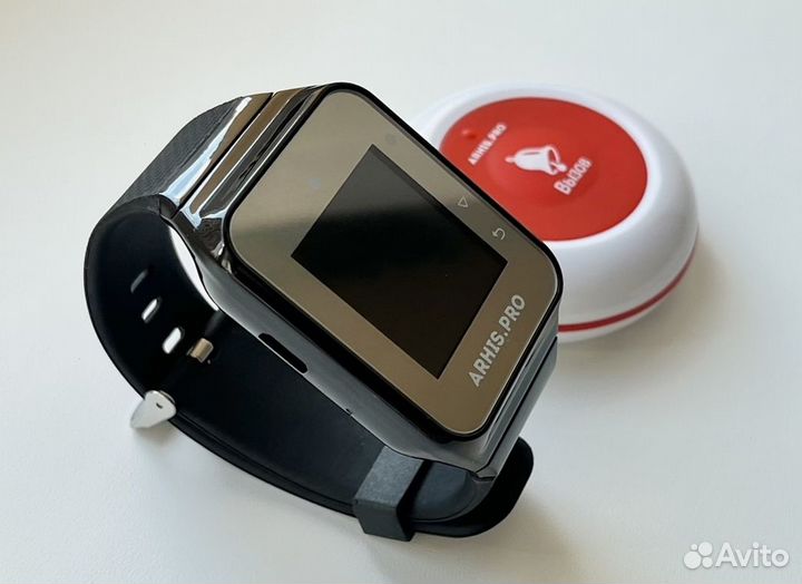 Кнопка вызова персонала, официанта и пейджер часы