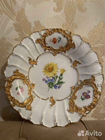 Блюдо Meissen Германия оригинал
