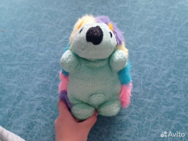 Игрушки пакетом мишка,ёжик,еденорожка,котик