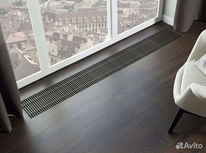 Конвектор внутрипольный водяной