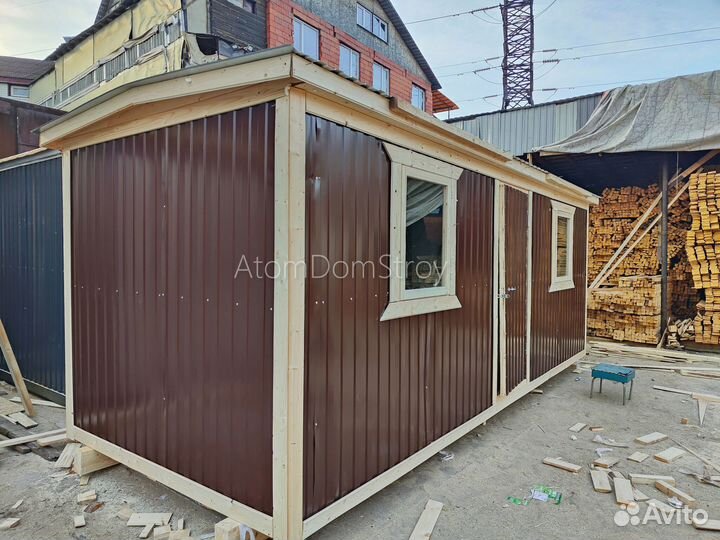 Новые деревянные бытовки