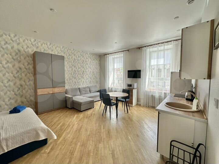 Квартира-студия, 39 м², 2/5 эт.